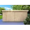Chalet bois FLAMINIA 8x6, 44mm, côté gauche