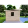 Maison en bois de jardin ILARIA 3x3, 44mm, côté gauche