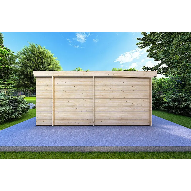 Bureau-Studio de jardin FLAMINIA 6x6, 44mm, vue arrière