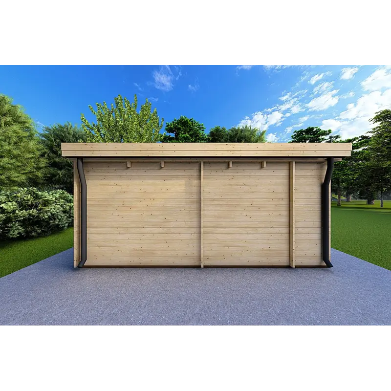 Bureau-Studio de jardin FLAMINIA 6x6, 44mm, côté gauche