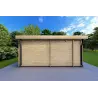 Bureau-Studio de jardin FLAMINIA 6x6, 44mm, côté gauche