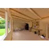 Abris de jardin en bois SIBILLA 4.5x3.5, 44mm, intérieur