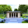 Maison en bois de jardin JESSICA 5x4, 44mm, vue frontale