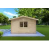 Maison en bois de jardin JESSICA 5x4, 44mm, côté droit