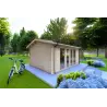 Maison en bois de jardin JESSICA 5x4, 44mm, côté gauche