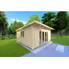 Abris de jardin en bois ELISA 5x5, 44mm, côté gauche