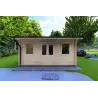 Abris de jardin en bois AZZURRA 5x4, 44mm, vue frontale