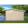 Abris de jardin en bois AZZURRA 5x4, 44mm, côté droit