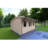 Abris de jardin en bois AZZURRA 5x4, 44mm, côté gauche