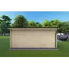 Abris de jardin en bois AZZURRA 5x4, 44mm, vue arrière