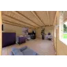 Abris de jardin en bois AZZURRA 5x4, 44mm, intérieur