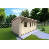Maison en bois de jardin AZZURRA 6x3, 44mm, côté gauche