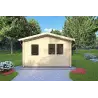 Abris de jardin en bois ANNA 4x5, 44mm, vue frontale