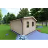 Abris de jardin en bois ANNA 4x5, 44mm, côté gauche