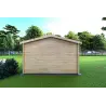Abris de jardin en bois ANNA 4x5, 44mm, vue arrière