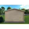 Maison en bois de jardin ANNA 4x6, 44mm, vue arrière