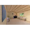 Maison en bois de jardin ANNA 4x6, 44mm, intérieur