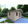 Abris de jardin en bois LELLA 4x3, 44mm, côté gauche