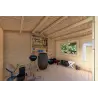 Maison en bois de jardin LELLA 4x4, 44mm, intérieur