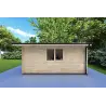 Abri de jardin en bois LELLA 4x6, 44mm, côté droit