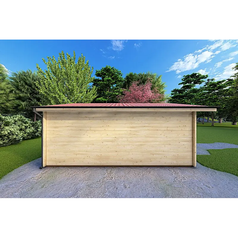 Maison en bois de jardin LELLA 5x6, 44mm, côté gauche