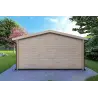 Maison en bois de jardin LELLA 5x6, 44mm, vue arrière