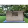 Maison en bois de jardin LELLA 6x5, 44mm, côté droit