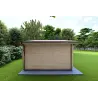 Maison en bois de jardin LELLA 6x5, 44mm, côté gauche