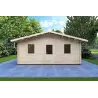 Abris de jardin en bois CHIARA 6x4, 44mm, vue frontale