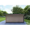Abris de jardin en bois CHIARA 6x4, 44mm, côté droit