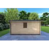 Abris de jardin en bois CHIARA 6x4, 44mm, côté gauche