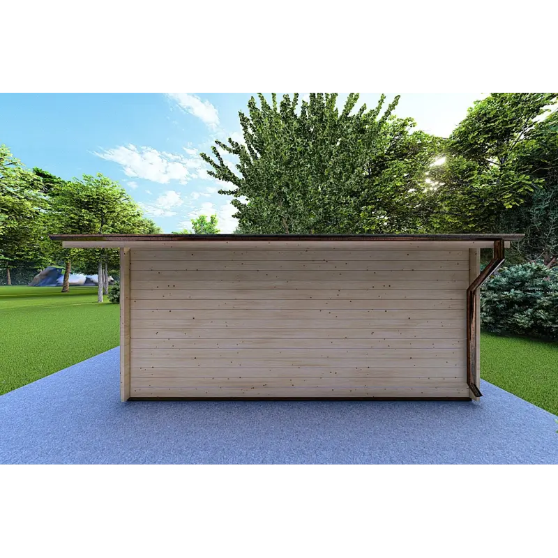 Abri de jardin CHIARA 6x5, 44mm, côté droit