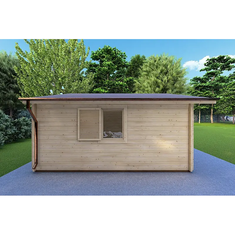 Abri de jardin CHIARA 6x5, 44mm, côté gauche
