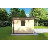 Maison en bois de jardin ARIZONA 4x3, 44mm, côté gauche