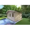 Abris de jardin en bois ARIZONA 5x4, 44mm, façade côté droit
