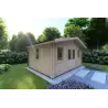 Abris de jardin en bois ARIZONA 5x4, 44mm, façade côté gauche