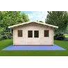Abris de jardin en bois ARIZONA 5x6, 44mm, vue frontale