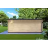 Abris de jardin en bois ARIZONA 5x6, 44mm, côté droit