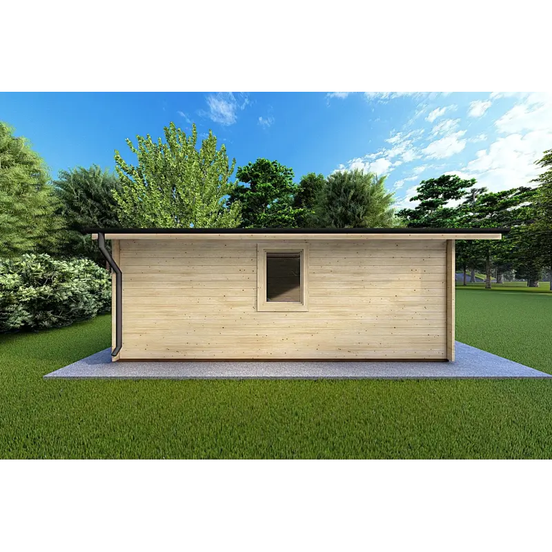 Abris de jardin en bois ARIZONA 5x6, 44mm, côté gauche