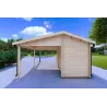 Pergola bois 29.33 m², 44mm, vue arrière