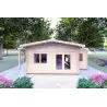 Abris de jardin en bois JASMINE 8x4, 44mm, vue frontale