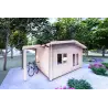 Abris de jardin en bois JASMINE 8x4, 44mm, côté gauche