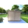 Abris de jardin en bois AFRODITE 6.5x3.5, 44mm, côté droit