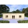 Maison isolée LILLY 11.70x6.60, 44/100/44 mm, vue frontale