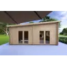 Maison isolée LILLY 11.70x6.60, 44/100/44 mm, côté gauche