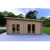 Maison isolée LILLY 11.70x6.60, 44/100/44 mm, côté droit