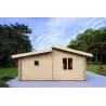 Maison isolée BIANCA 40m², 44/100/44 mm, vue arrière