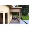 Maison isolée BIANCA 40m², 44/100/44 mm, véranda couverte