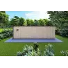 Maison isolée avec bardage SOLEIL 42 m², 60/100/30/40 mm, vue arrière