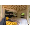 Chalet bois IRENE 8.6x4.9, 60mm, espace de vie ouvert